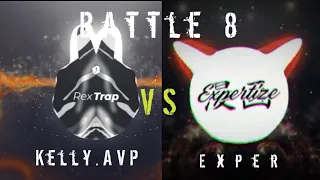 AVEE PLAYER BATTLE⚡|| BATTLE 8 || Kelly.AVP  VS  E X P E R 🔥