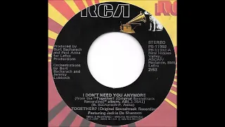 Jackie DeShannon - I Don't Need You Anymore (1979)