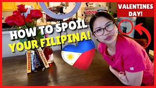 Surprising My Filipina Wife for VALENTINES DAY | ROMANTIC SIMPLE NIGHT AT HOME!