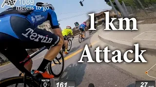 Winning a Group Ride - 1km Attack at the Alviso Criterium