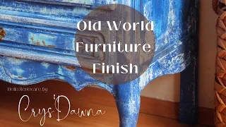 Layering Chalk Paint for Old World Textures on Furniture