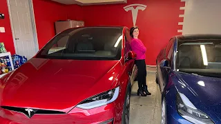 2024 Tesla model X plaid delivery day   4K