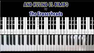 Ang Huling El Bimbo Easy Piano with Chords and Lyrics / Beginner Friendly