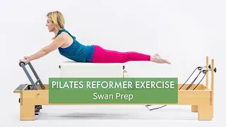 Swan Prep Pilates Reformer Exercise with Meredith Rogers