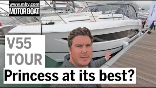 Is the Princess V55 the best sportscuiser on the market? | Yacht Tour | Motor Boat & Yachting