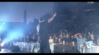 Xzibit gives flowers to 2Mex & Awol One at Back To Basics Festival at the Garden Amp