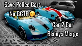 😞PATCHED Car 2 Car Merge Save Police Cars No GCTF #lennyandtuna #rockstargames #gtaglitches