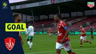 Goal Jean-Kévin DUVERNE (23' - STADE BRESTOIS 29) STADE BRESTOIS 29 - AS SAINT-ÉTIENNE (4-1) 20/21