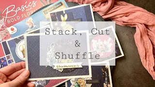 Stack, Cut& Shuffle • Embossed Sticker und Papier vom Action • elegantes Design