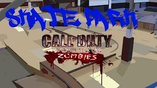 World at War- Custom Zombies: Skate Park; This map is pretty huge!