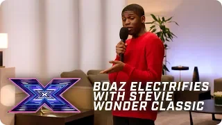 Boaz Dopemu's ELECTRIFIES with Stevie Wonder classic! | X Factor: The Band | Auditions