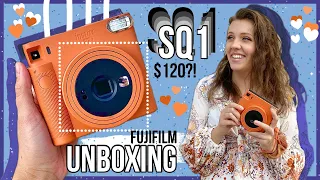 FUJIFILM INSTAX SQUARE SQ1- Newest Instant Camera Unboxing🧡🤍 review