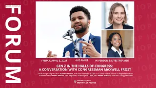 Gen Z in the Halls of Congress: A Conversation with Congressman Maxwell Frost