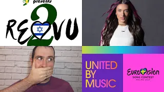 #REVU2​​ Eurovision Ireland reacts to Israel 2024 - Eden Golan - Hurricane