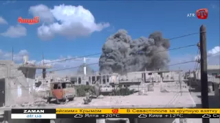 Российская авиация нанесла удары по Сирии ZAMAN 30.09.15