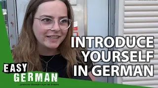 Introduce yourself in German (for absolute beginners) | Super Easy German (76)