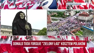 Na żywo! ,,Precz z Zielonym Ładem'' wielka demonstracja ,,Solidarności'' | TV Republika