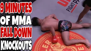 9 Minutes of Fall Down MMA Knockouts 2024