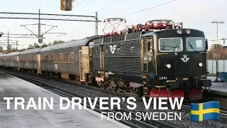 TRAIN DRIVERS VIEW FROM SWEDEN (Stockholm to Karlstad)