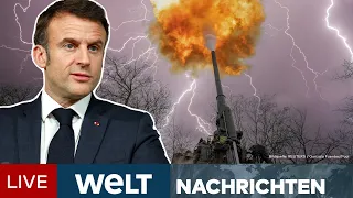 PUTINS KRIEG: Ukraine-Hilfe - Macron schließt Truppen für Ukraine nicht aus | WELT Newsstream