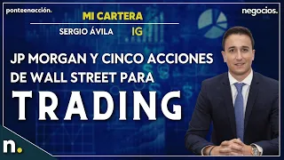 JP Morgan y otras cinco acciones de Wall Street para trading