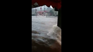 Extreme Flash Floods Sweep Streets of Uberaba, Brazil