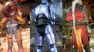 MK11 Aftermath All Characters Perform Kano's Funny Peeing Intro