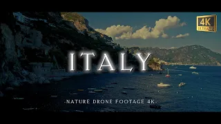 Italy, Calming Music With Beautiful Natural Landscapes - Video For Relaxation - 4K UHD