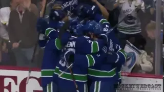 Daniel Sedin Sick Between The Legs Goal vs Calgary Flames - April 10th 2010 (HD)