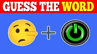 Fun Emoji Challenge:Can You Guess the WORD By The Emojis? | Guess The Emoji