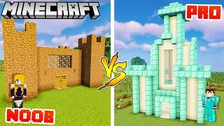 ZAMEK PRO VS ZAMEK NOOB W MINECRAFT! Wojan i Kati