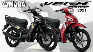 YAMAHA VEGA FORCE 2021 | PENYEGARAN 2 WARNA BARU (Metalic Black Gold & Metalic Red)