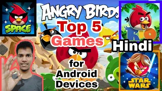 Top 5 Old ANGRY BIRDS Games For Android Mobile | How to Download Angry Birds Games