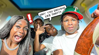 SLAMMING THE BRAKES PRANK ON LEX & JACK!! **MUST WATCH**