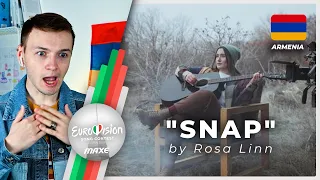 I react to "Snap" by Rosa Linn | ARMENIA | Eurovision 2022: opinion about the song and music video!