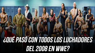 ¿Qué pasó con TODOS los luchadores de la ICÓNICA foto de WWE 2008?