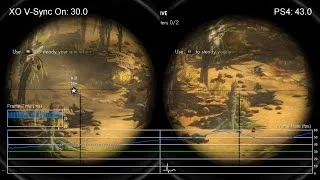 Sniper Elite 3 PS4 vs Xbox One V-Sync Frame-Rate Test