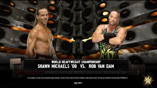 WWE 2K24 - Shawn Michaels vs. RVD - World Heavyweight Championship