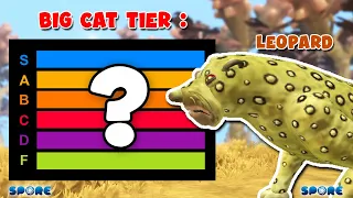 Leopard Tier | Big Cat Family Tier List [S1E2] | SPORE