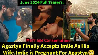 Imlie Starlife Season 3 June 2024 Full Teasers Update in English||Agastya Accept Imlie As His Wife