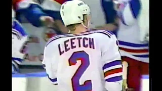 Brian Leetch shorty after Sergei Nemchinov pass and huge Kasatonov miss in game 7 (1992)
