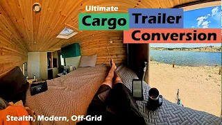 The Ultimate Cargo Trailer Conversion - Sleek, Modern and Functional 7x12