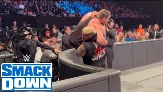 Solo sikoa attack Ridge Holland today smackdown highlights #wwe