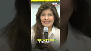 Sen. Imee Marcos stresses consultation first before reducing tariff on imported rice