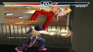 Tekken 4 Infinite Wall Combos