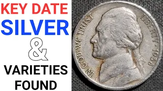 SILVER & KEY DATE FOUND❗️Coin Roll Hunting Nickels #coinrollhunting #silver #keydate #dwcnc #money