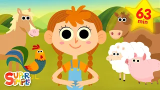 Animal Songs For Kids! | Earth Month Celebration | Super Simple Songs