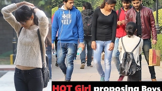 Girl Proposing Boys in PUBLIC (Valentines Day PRANK) Prank In India 2017