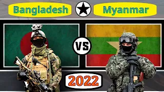 Bangladesh vs Myanmar military power comparison 2022