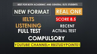 IELTS LISTENING PRACTICE SET WITH ANSWER DATE= 13.05.2024